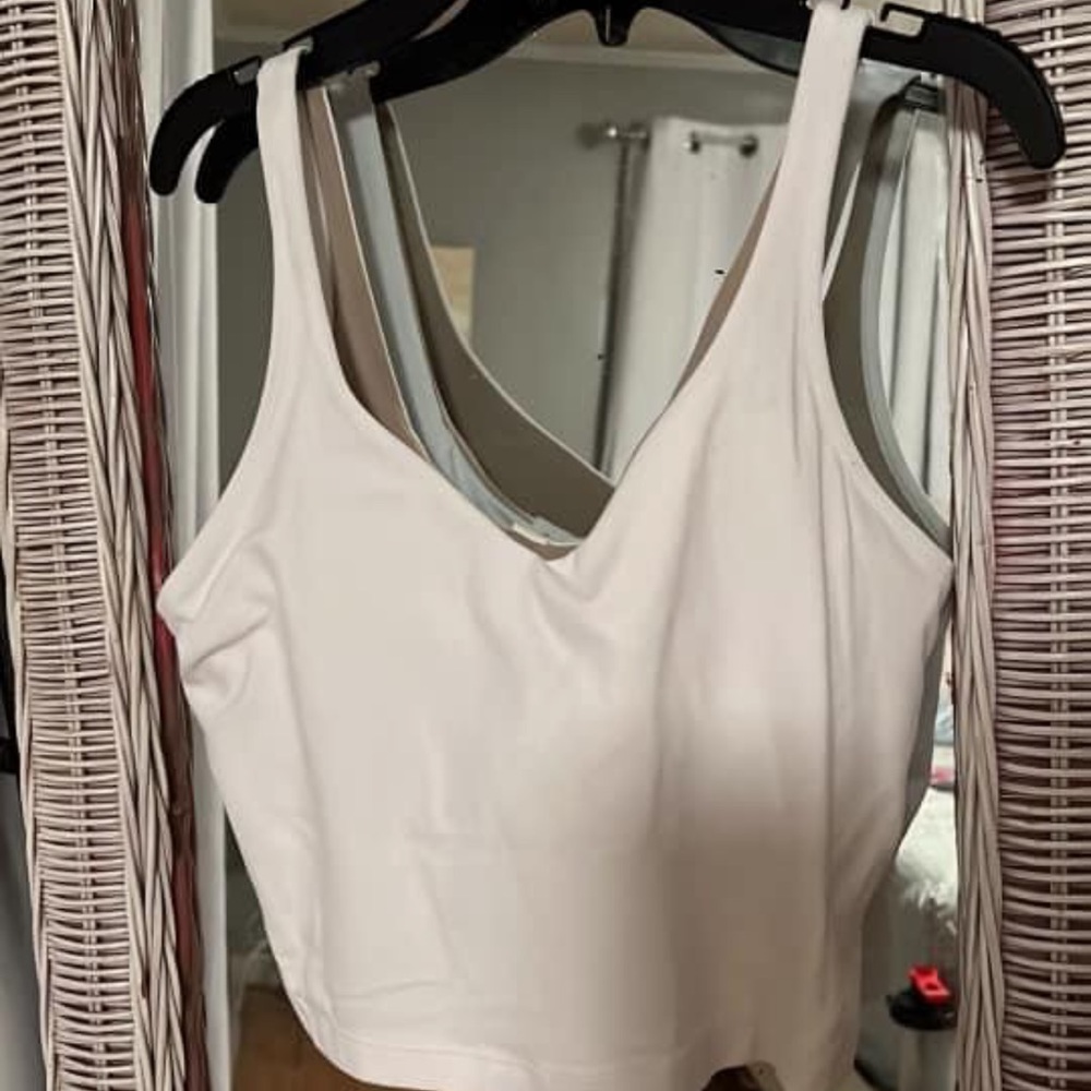 White Lululemon Align Tank Size 6